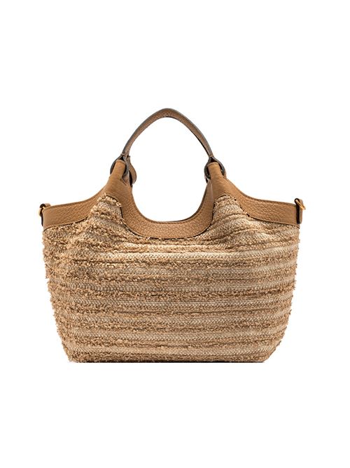 Dua borsa a mano in paglia e pelle GIANNI CHIARINI | BS11119R0422
